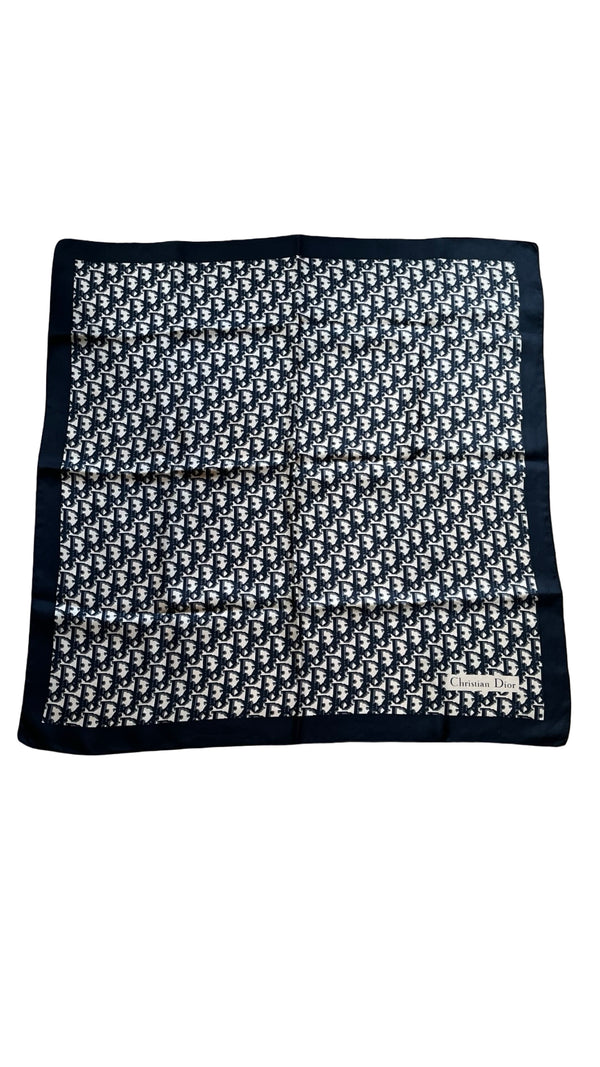 Dior, Oblique Monogram, Seiden Carré, 76x76cm