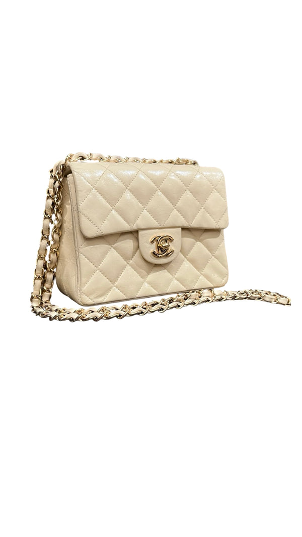 Chanel, Mini Flap, Turnlock - designer second hand vienna