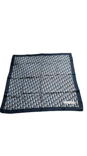 Dior, Seiden Carré, Oblique Monogram black, 76x76cm