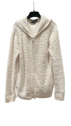 Loro Piana, Kaschmir Strickjacke & Kapuze, Gr.40