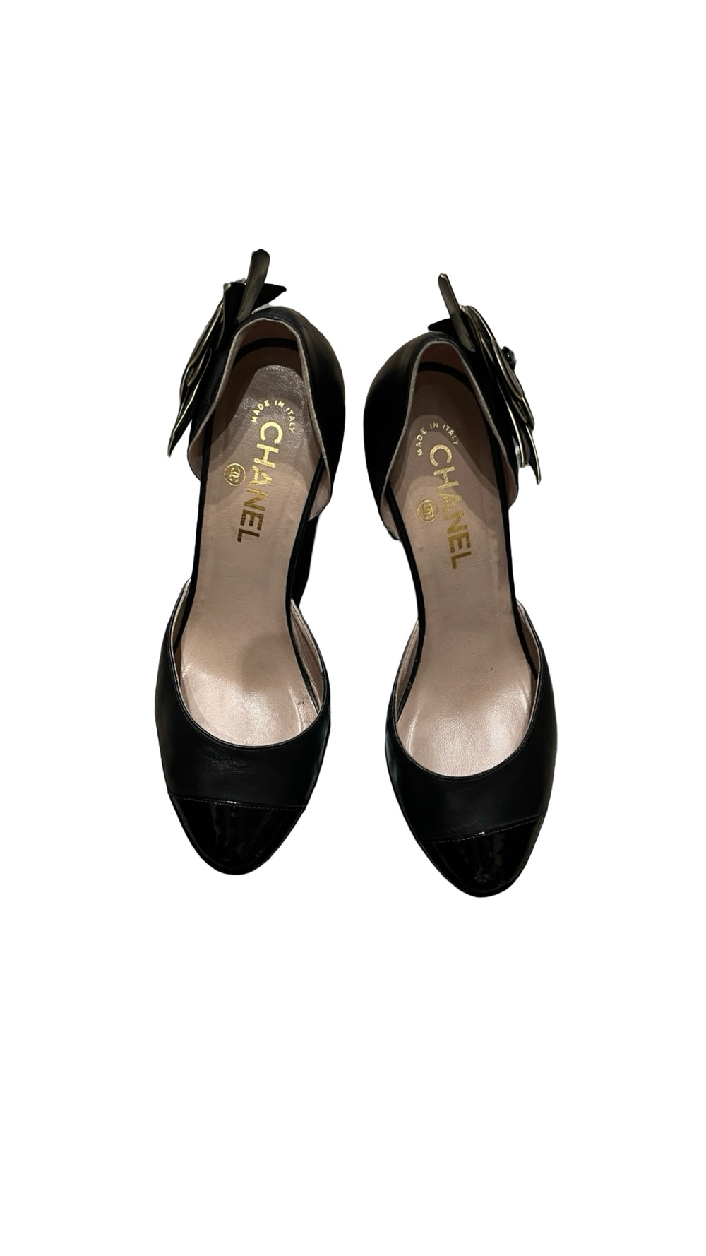Chanel, Camellia Pumps, Gr.38 1/2 - designer second hand vienna