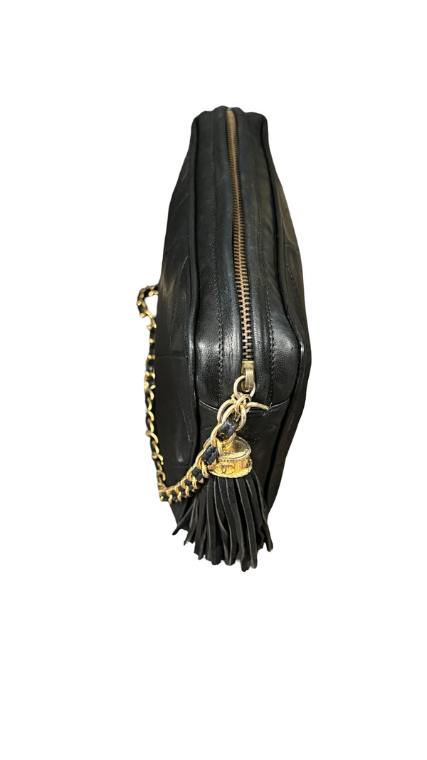 Chanel, 90s Vintage Camera Bag & Tassl - designer second hand vienna