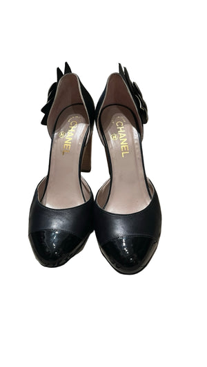 Chanel, Camellia Pumps, Gr.38 1/2 - designer second hand vienna