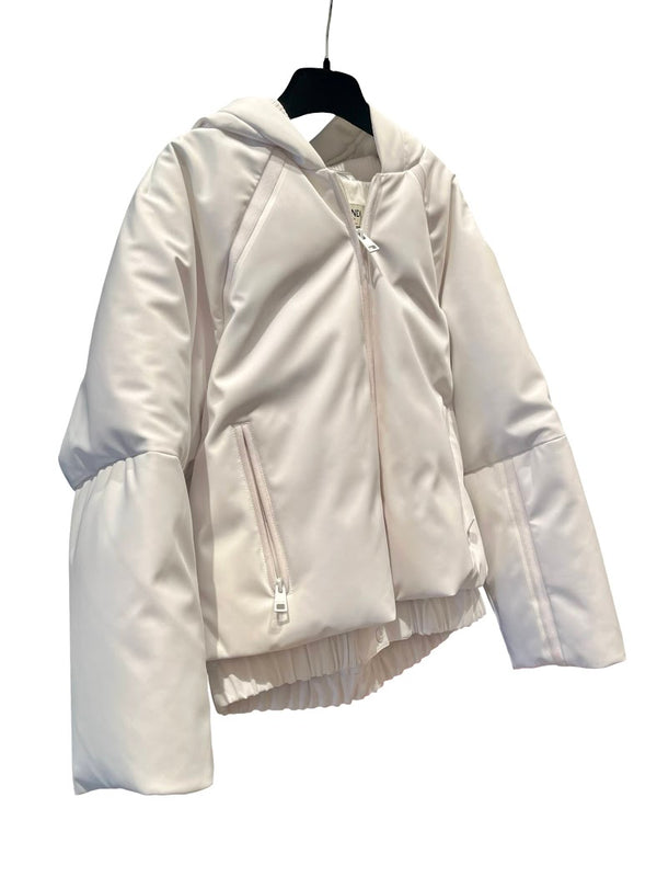Fendi Roma, weiße Steppjacke, Gr.S/M