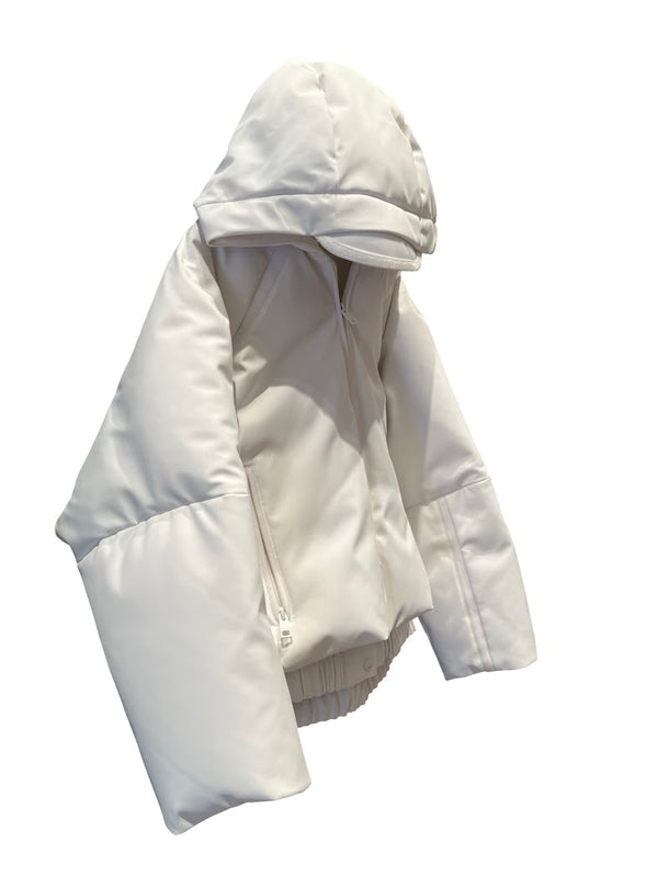 Fendi Roma, weiße Steppjacke, Gr.S/M