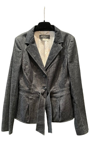 Salvatore Ferragamo, Denim 2 Teiler, Gr. XL (DT.42) - designer second hand vienna