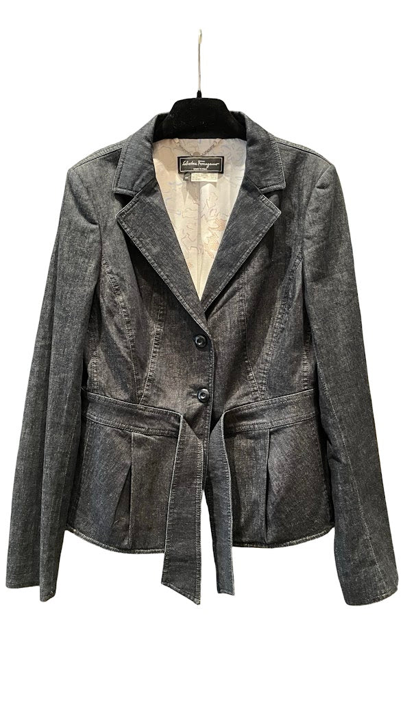 Salvatore Ferragamo, Denim 2 Teiler, Gr. XL (DT.42) - designer second hand vienna