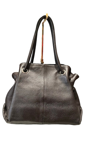 Furla, Shopper, braunes Leder - designer second hand vienna