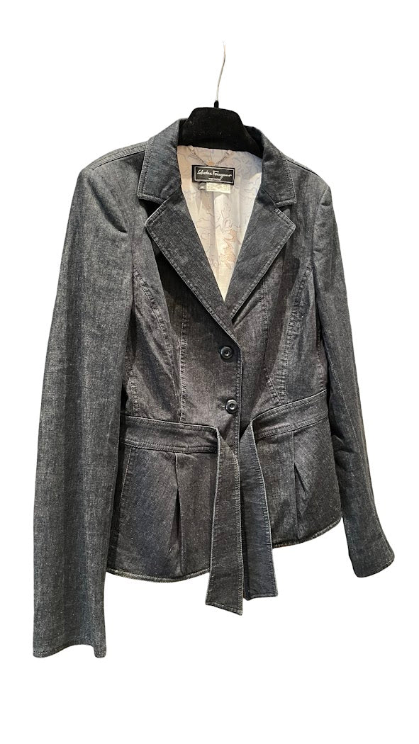 Salvatore Ferragamo, Denim 2 Teiler, Gr. XL (DT.42) - designer second hand vienna