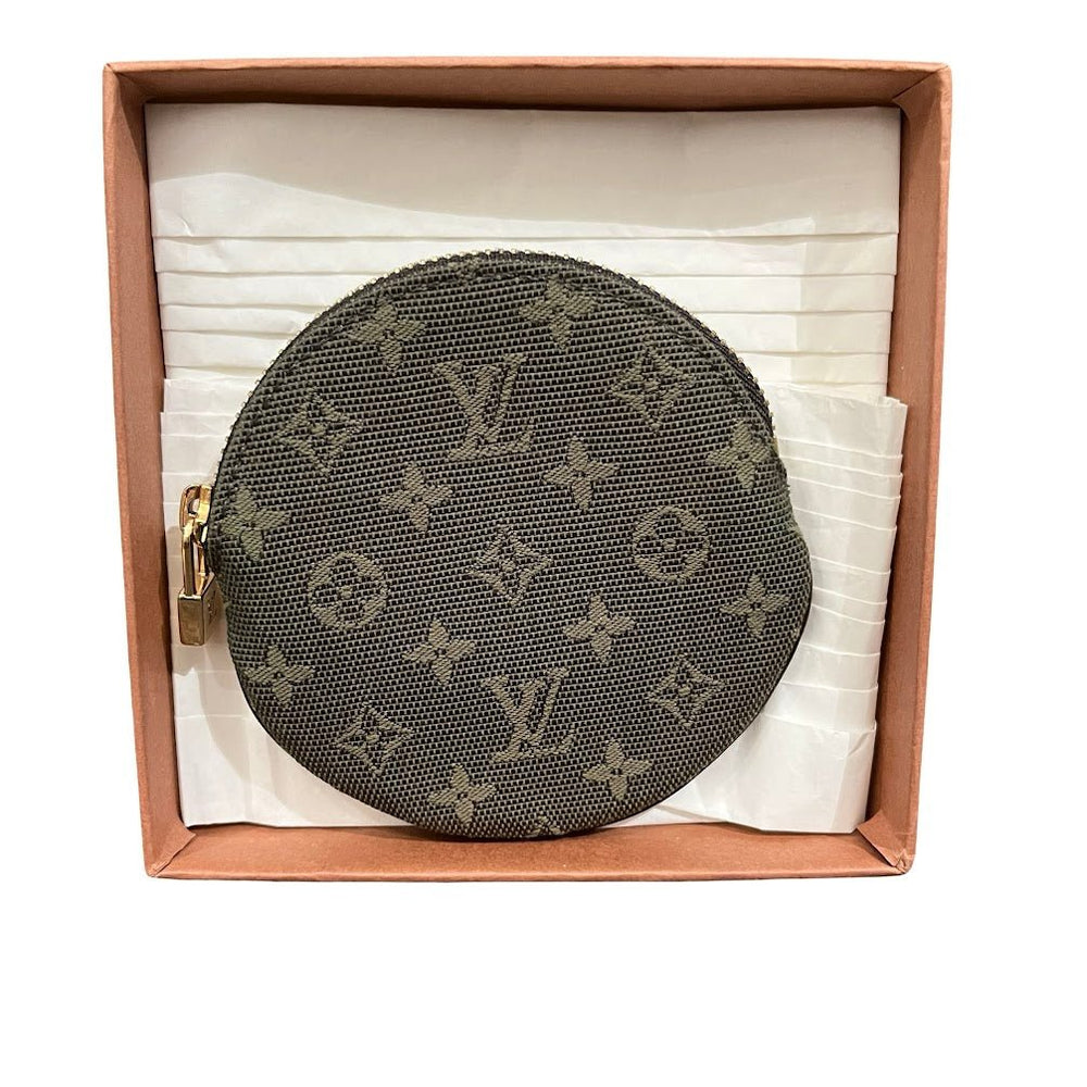 Louis Vuitton, Monogram, Münzbörse, Khaki/Braun - designer second hand vienna
