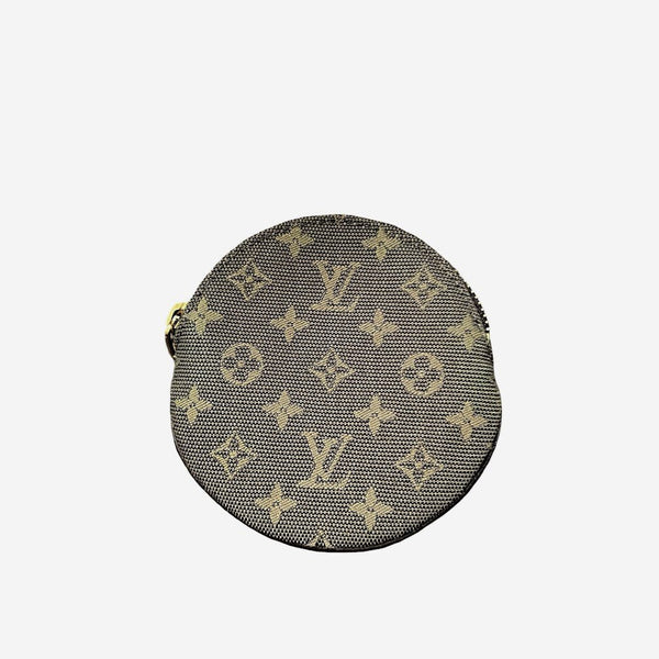 Louis Vuitton, Monogram, Münzbörse, Khaki/Braun - designer second hand vienna