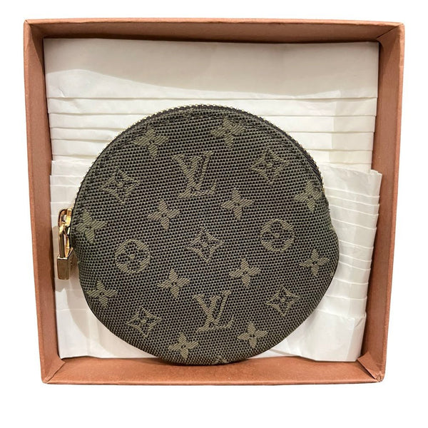 Louis Vuitton, Monogram, Münzbörse, Khaki/Braun - designer second hand vienna