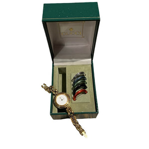 Gucci, Armbanduhr mit wechselbaren Ringen - designer second hand vienna