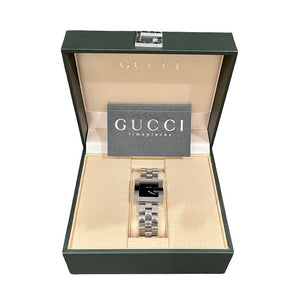 Gucci G Frame Armbanduhr aus Edelstahl - designer second hand vienna