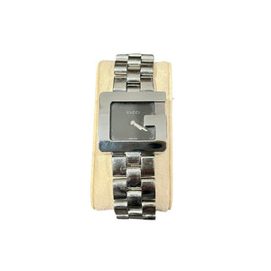 Gucci G Frame Armbanduhr aus Edelstahl - designer second hand vienna