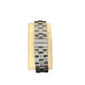 Gucci G Frame Armbanduhr aus Edelstahl - designer second hand vienna