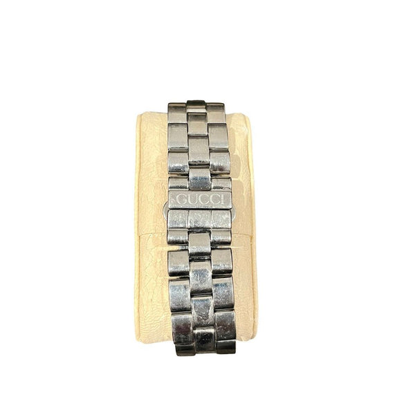 Gucci G Frame Armbanduhr aus Edelstahl - designer second hand vienna