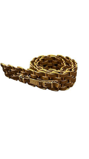 Chanel, Chain Gürtel, braun/gold, Size S (75cm) - designer second hand vienna