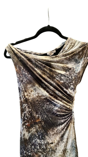 Helmut Lang, abstrakter Print, Gr.34 - designer second hand vienna