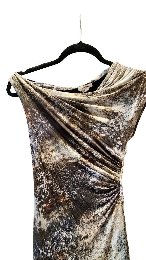 Helmut Lang, abstrakter Print, Gr.34 - designer second hand vienna