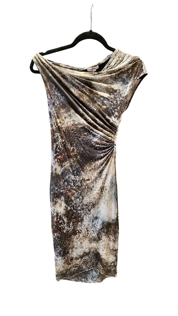 Helmut Lang, abstrakter Print, Gr.34 - designer second hand vienna