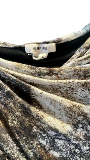 Helmut Lang, abstrakter Print, Gr.34 - designer second hand vienna
