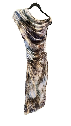 Helmut Lang, abstrakter Print, Gr.34 - designer second hand vienna