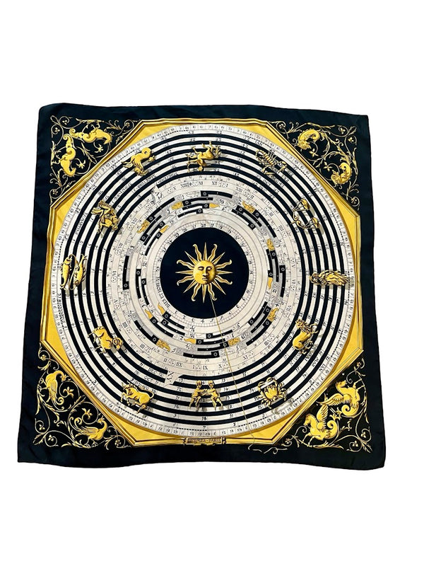 Hermés Carré, "Astrologie", 90x90cm