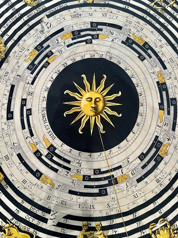 Hermés Carré, "Astrologie", 90x90cm