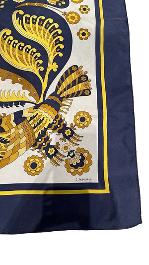 Hermés, Seiden Carre, J. Abadie, 90x90 - designer second hand vienna