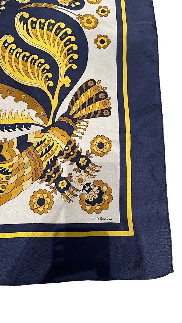 Hermés, Seiden Carre, J. Abadie, 90x90 - designer second hand vienna