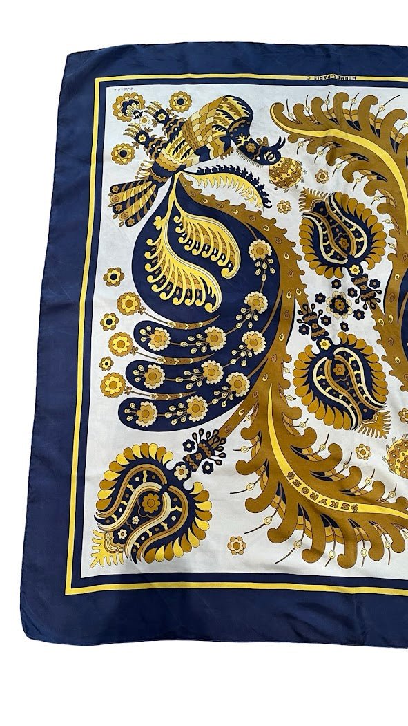Hermés, Seiden Carre, J. Abadie, 90x90 - designer second hand vienna
