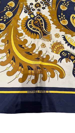 Hermés, Seiden Carre, J. Abadie, 90x90 - designer second hand vienna