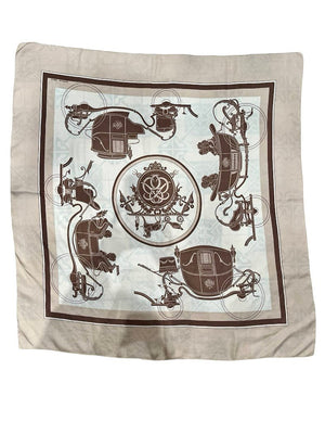Hermés Vintage 80s Carré, 90x90cm - designer second hand vienna