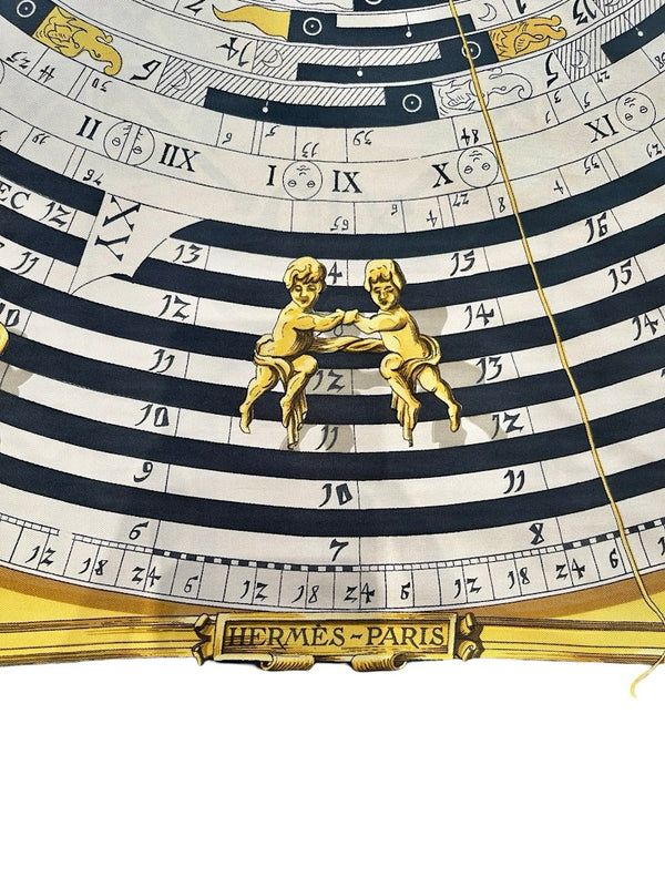 Hermés Carré, "Astrologie", 90x90cm