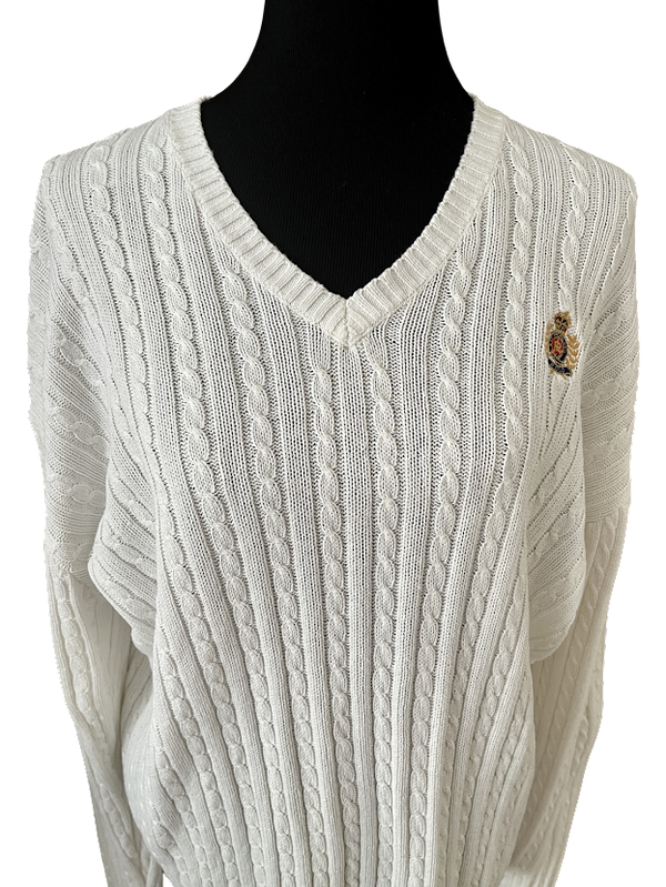 Ralf Lauren, V-Pullover, Gr.XL, Unisex