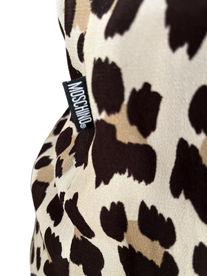 Moschino Leoprint Top, Gr.XS