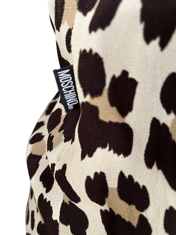 Moschino Leoprint Top, Gr.XS