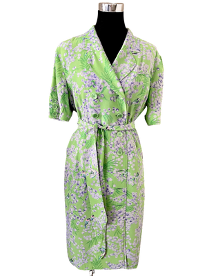 Sommerkleid, Vogelmotiv, Gr.38