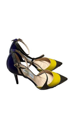 Jimmy Choo, Riemchen Pumps, Gr.38 - designer second hand vienna