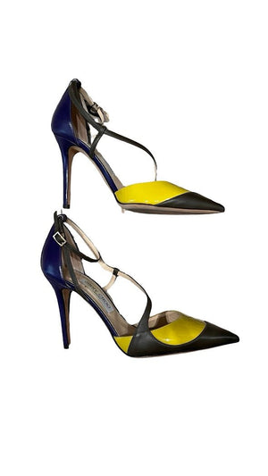 Jimmy Choo, Riemchen Pumps, Gr.38 - designer second hand vienna