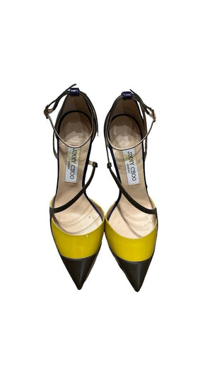 Jimmy Choo, Riemchen Pumps, Gr.38 - designer second hand vienna
