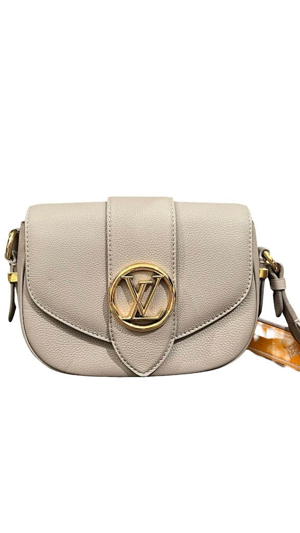 Louis Vuitton, Pont 9, soft PM, Galet - designer second hand vienna