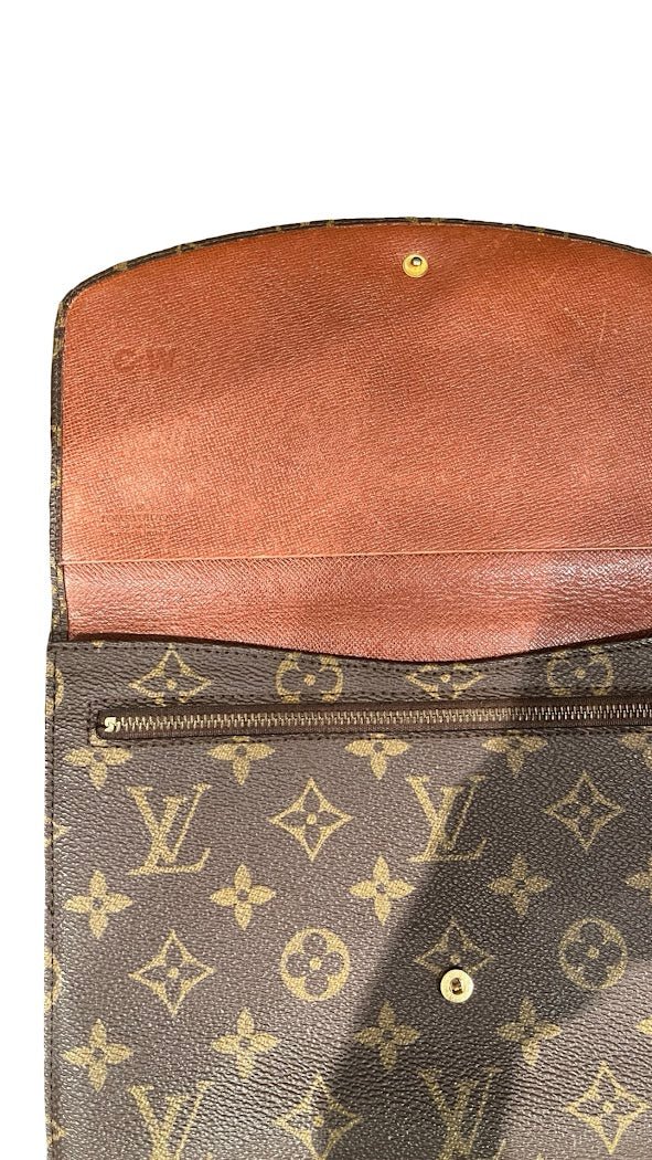Louis Vuitton, Vintage Monogram Clutch, 23x16cm - designer second hand vienna