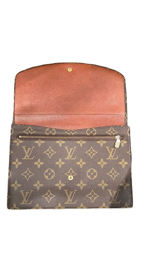 Louis Vuitton, Vintage Monogram Clutch, 23x16cm - designer second hand vienna