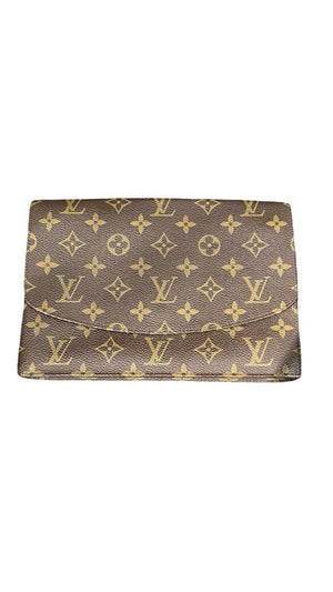 Louis Vuitton, Vintage Monogram Clutch, 23x16cm - designer second hand vienna