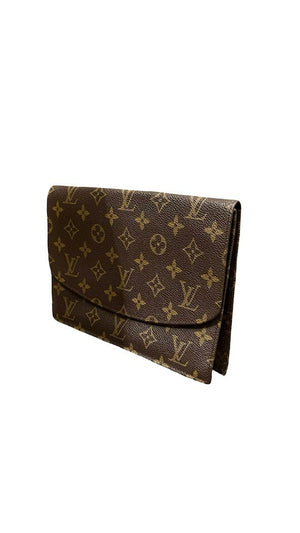 Louis Vuitton, Vintage Monogram Clutch, 23x16cm - designer second hand vienna