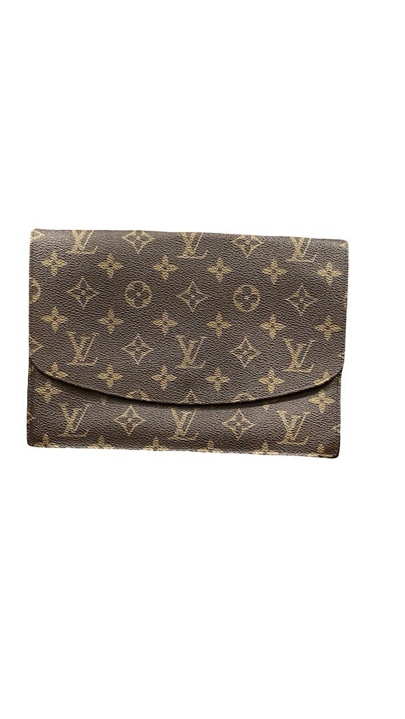 Louis Vuitton, Vintage Monogram Clutch, 23x16cm - designer second hand vienna