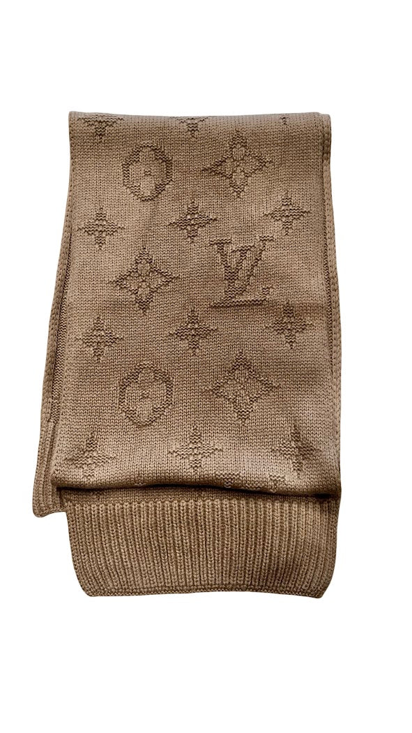 Louis Vuitton, Kaschmir Set, Schal & Haube