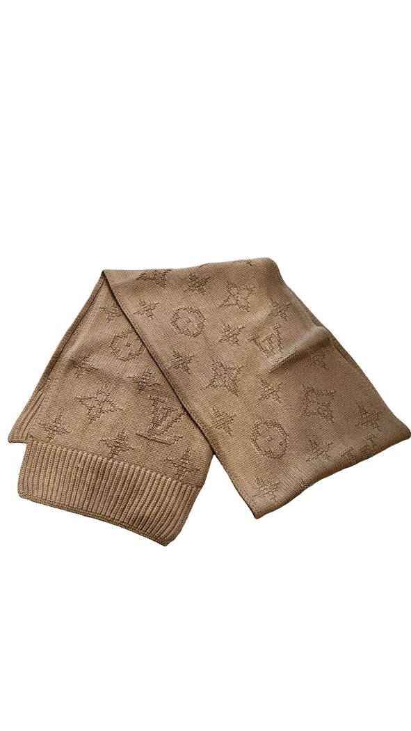 Louis Vuitton, Kaschmir Set, Schal & Haube
